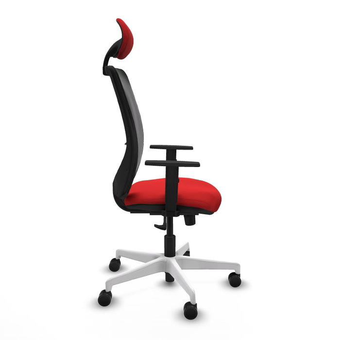 PIQUERAS Y CRESPO Silla de oficina Zulema Roja con Mecanismo Sincro PIQUERAS Y CRESPO Silla de oficina Zulema Roja con Mecanismo Sincro