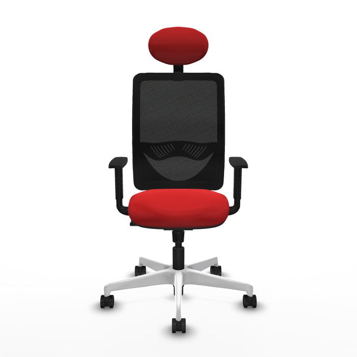 PIQUERAS Y CRESPO Silla de oficina Zulema Roja con Mecanismo Sincro PIQUERAS Y CRESPO Silla de oficina Zulema Roja con Mecanismo Sincro
