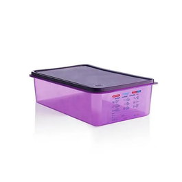 ARAVEN Recipiente Hermético GN 1/1 Antialérgico Morado