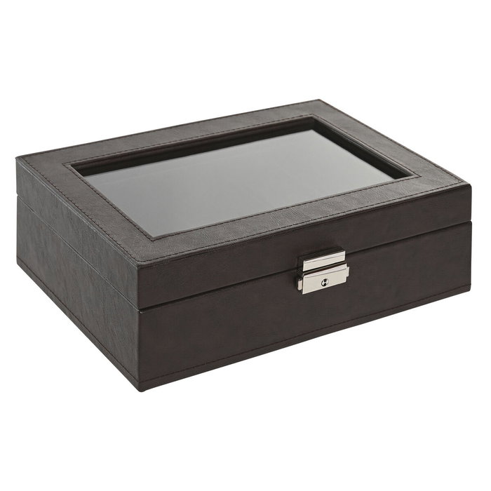DKD Home Decor Joyero PU 25X16X8,5 Corcho Natural Marrón Oscuro DKD Home Decor Joyero PU 25X16X8,5 Corcho Natural Marrón Oscuro