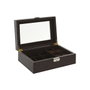 DKD Home Decor Joyero PU 25X16X8,5 Corcho Natural Marrón Oscuro