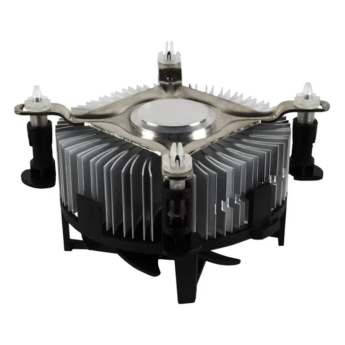 Unykach UK532002 Ventilador CPU para Sockets Intel LGA 775/115x/1200, 90mm, 3000 RPM, 4 Pines PWM, Base de Aluminio, Negro