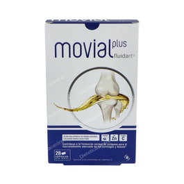 ACTAFARMA Movial Plus Fluidart 28 Cápsulas con Colágeno Hidrolizado, Ácido Hialurónico y Vitamina C