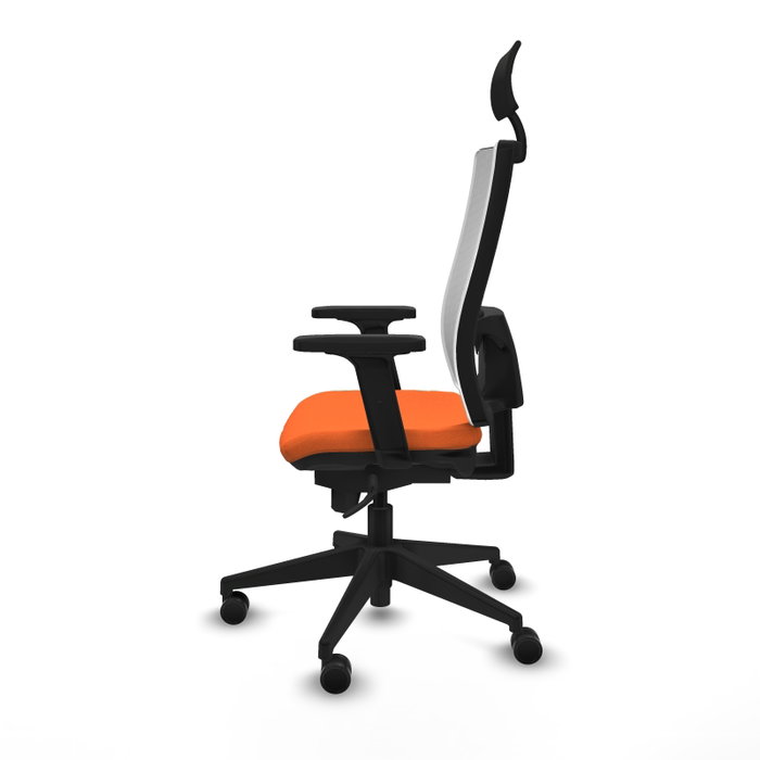 PIQUERAS Y CRESPO Silla de oficina Horna Naranja y Blanco PIQUERAS Y CRESPO Silla de oficina Horna Naranja y Blanco