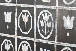 DKD Home Decor Bone 23 Mueble Bar Bicolor Negro 80 x 40 x 153 cm