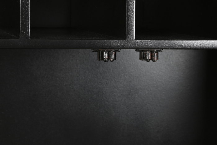 DKD Home Decor Bone 23 Mueble Bar Bicolor Negro 80 x 40 x 153 cm