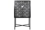 DKD Home Decor Bone 23 Mueble Bar Bicolor Negro 80 x 40 x 153 cm