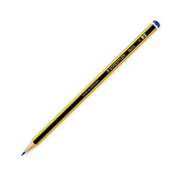 Staedtler Noris Lápiz de grafito hexagonal H n.3 amarillo y negro