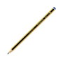 Staedtler Noris Lápiz de grafito hexagonal H n.3 amarillo y negro