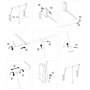Emuca Colgador abatible para pared Hang, ancho regulable 600-830mm, Acero y Plástico, Cromado