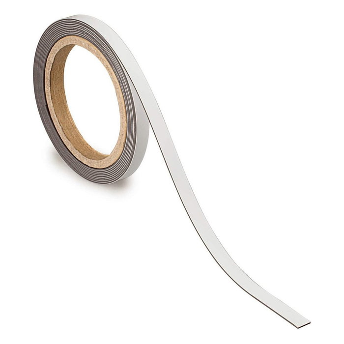 MAUL 6524102 Cinta magnética blanca 1,0 x 1000,0 cm MAUL 6524102 Cinta magnética blanca 1,0 x 1000,0 cm