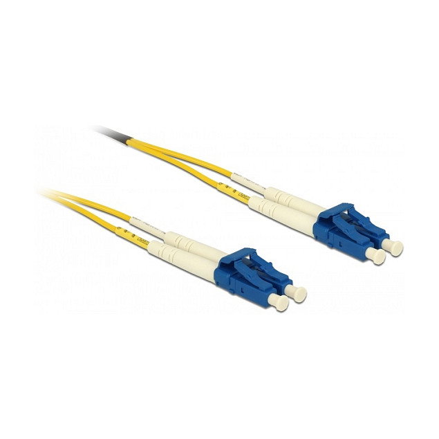 Delock Cable de Fibra Óptica OS2 Monomodo, LC/LC, 10 m, Amarillo, Halógeno Libre (LSZH) Delock Cable de Fibra Óptica OS2 Monomodo, LC/LC, 10 m, Amarillo, Halógeno Libre (LSZH)