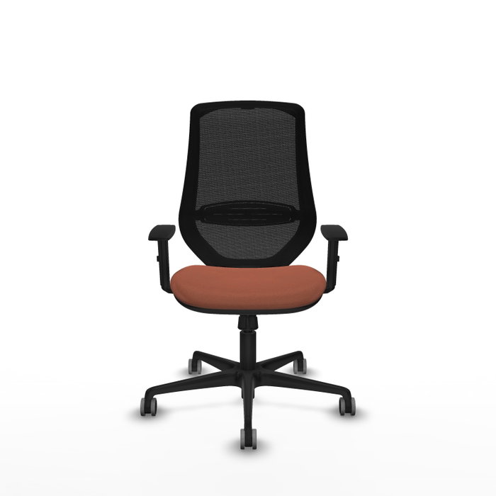 PIQUERAS Y CRESPO Silla de oficina Mardos con mecanismo Sincro, Marrón y Negro PIQUERAS Y CRESPO Silla de oficina Mardos con mecanismo Sincro, Marrón y Negro