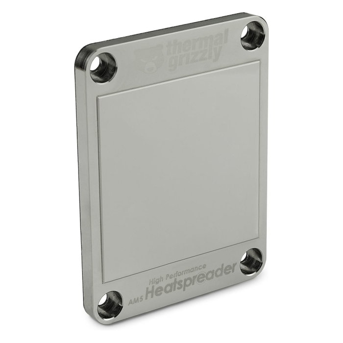 Thermal Grizzly High Performance Heatspreader AM5 (Plata) تقد Thermal Grizzly High Performance Heatspreader AM5 (Plata) تقد