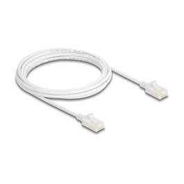 DeLOCK Cable de red RJ45 Cat.6A U/UTP Slim 3 m Blanco
