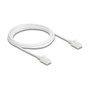 DeLOCK Cable de red RJ45 Cat.6A Slim 3 m Blanco