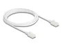 DeLOCK Cable de red RJ45 Cat.6A Slim 3 m Blanco