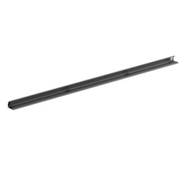Vivolink Canal para Cables de Aluminio Negro, Protector y Cubierta para Suelo, Instalación con Adhesivo