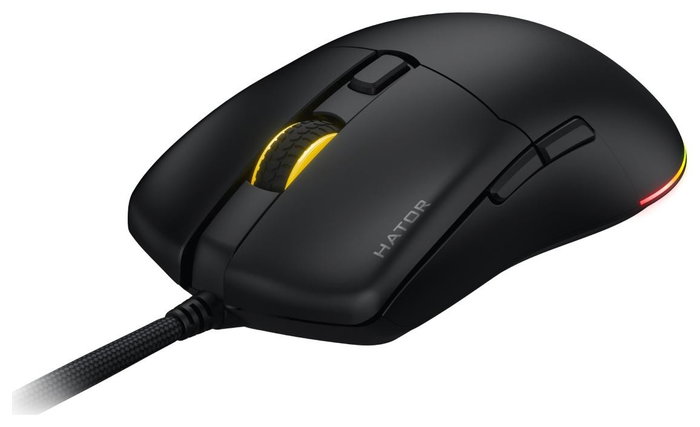 Hator Pulsar 3 HTM610 Ratón Láser Gaming Negro