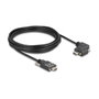 DeLOCK Cable USB 2.0 con USB Type-C™ con tornillos, acodado, 5 m