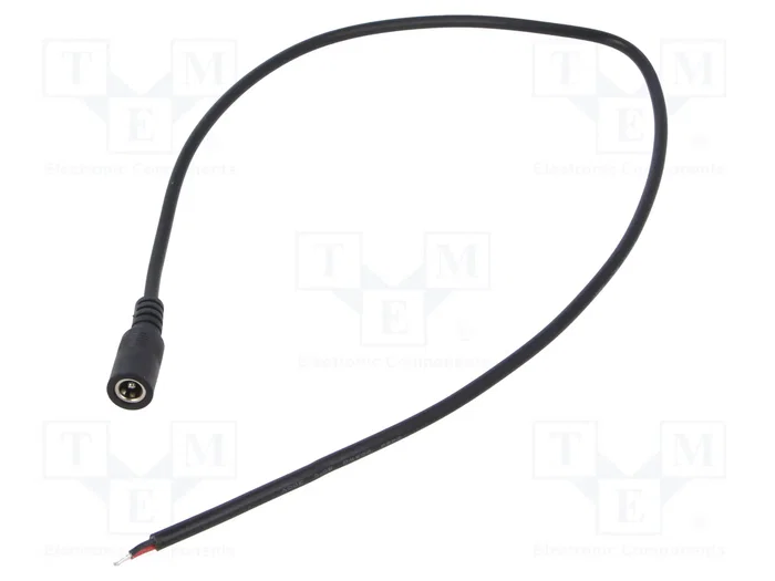 POS Cable de alimentación CC oval 2x0,5mm2 recto POS Cable de alimentación CC oval 2x0,5mm2 recto