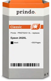 Prindo Cartucho de tinta negro PRIET02G1 Classic XL