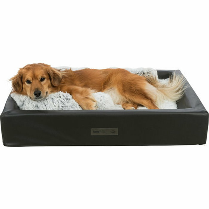 Alfombra para perros Trixie Blanco Negro Gris Felpa 75 × 55 cm
