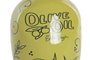 DKD Home Decor Jarrón de Gres Amarillo con Detalles de Olivo