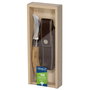 Opinel Set de Regalo Cuchillo para Setas con Mango de Roble y Estuche de Madera