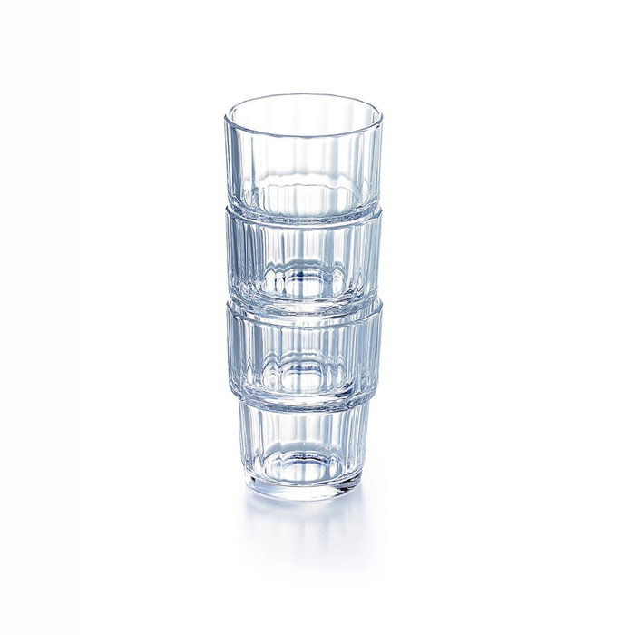 Arcoroc Set de 6 Vasos Altos Noruega 32 cL en Vidrio Transparente Arcoroc Set de 6 Vasos Altos Noruega 32 cL en Vidrio Transparente