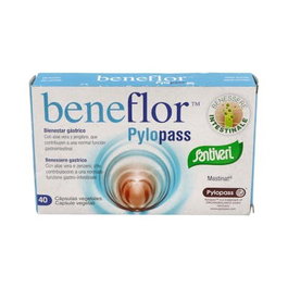 SANTIVERI Beneflor Pylopass 40 Cápsulas con Lactobacillus reuteri para Función Gastrointestinal
