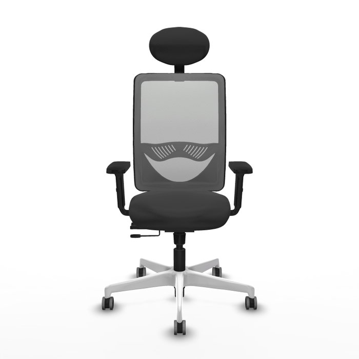 PIQUERAS Y CRESPO Silla de oficina Zulema Gris con mecanismo Sincro/Traslack PIQUERAS Y CRESPO Silla de oficina Zulema Gris con mecanismo Sincro/Traslack