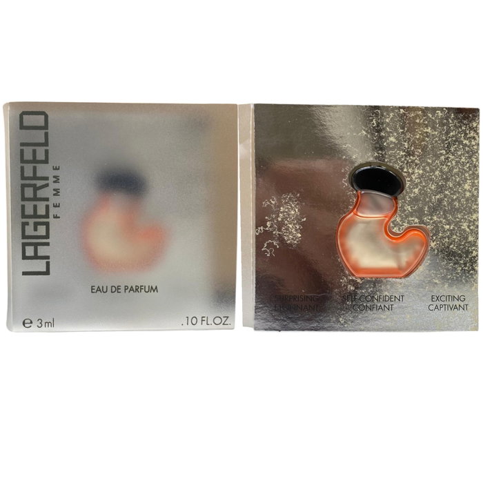 Karl Lagerfeld, Agua de perfume, Para mujeres, 3 ml Frasco Karl Lagerfeld, Agua de perfume, Para mujeres, 3 ml Frasco