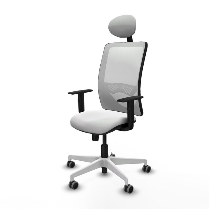 PIQUERAS Y CRESPO Silla de oficina Zulema Blanca con Mecanismo Sincro PIQUERAS Y CRESPO Silla de oficina Zulema Blanca con Mecanismo Sincro