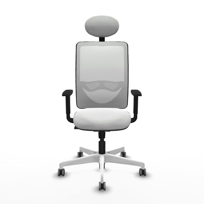 PIQUERAS Y CRESPO Silla de oficina Zulema Blanca con Mecanismo Sincro PIQUERAS Y CRESPO Silla de oficina Zulema Blanca con Mecanismo Sincro