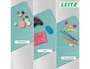 Leitz Alfombrilla de Sobremesa 80x40 cm Verde Menta