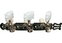 YELLOWPTS Clavijeros para Guitarra Clásica en Forma de Mariposa con Puente Metálico y Clavijas de Plástico