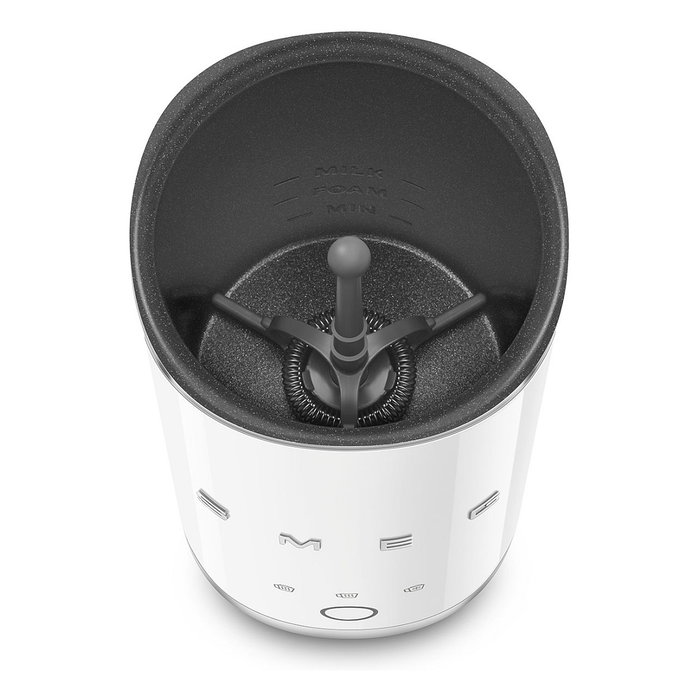 Smeg MFF02WHEU Espumador y Calentador de Leche Automático Blanco Smeg MFF02WHEU Espumador y Calentador de Leche Automático Blanco