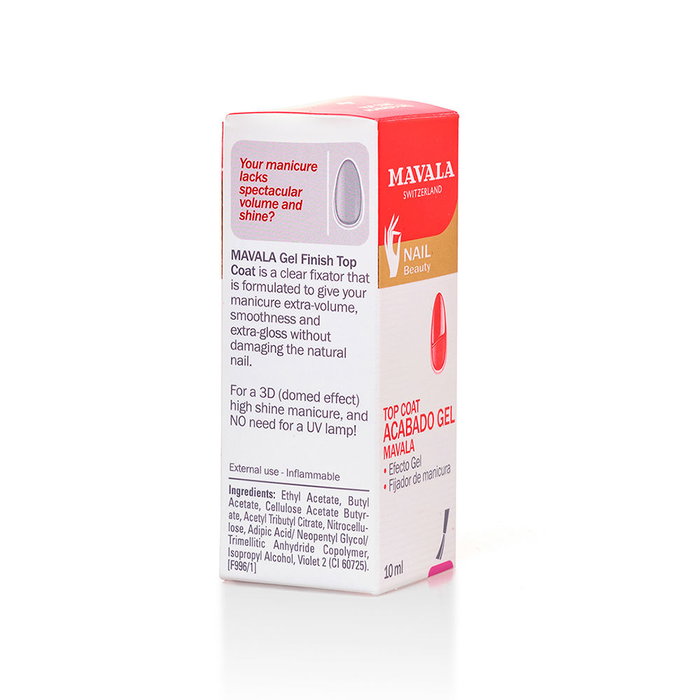Mavala Top Coat Efecto Gel 10 ml