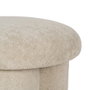Puf Beige Tejido Salón 41 X 41 X 43 cm