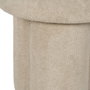 Puf Beige Tejido Salón 41 X 41 X 43 cm