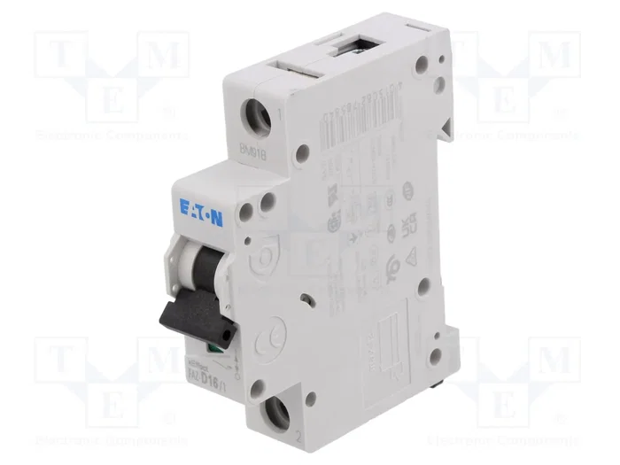 EATON ELECTRIC FAZ-D16/1 Interruptor magnetotérmico 16A 1 Polo 15kA EATON ELECTRIC FAZ-D16/1 Interruptor magnetotérmico 16A 1 Polo 15kA