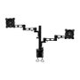 LogiLink Soporte para monitor doble de 13-26 pulgadas en aluminio