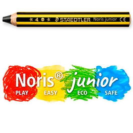 Staedtler Lápiz De Grafito Noris Junior 141 Extragrueso Para Niños +2 Años - Caja 6 Ud-