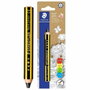 Staedtler Lápiz de Grafito Noris Junior 141 Extragrueso, Mina 2B, Caja de 6 unidades