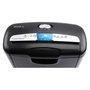 GENIE 240S Destructora de papel con corte en tiras, 6 hojas, negro
