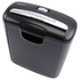 GENIE 240S Destructora de papel con corte en tiras, 6 hojas, negro