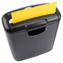 GENIE 240S Destructora de papel con corte en tiras, 6 hojas, negro