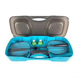 Color Baby Aktive-Red Set de Bádminton con Maletín para Niños