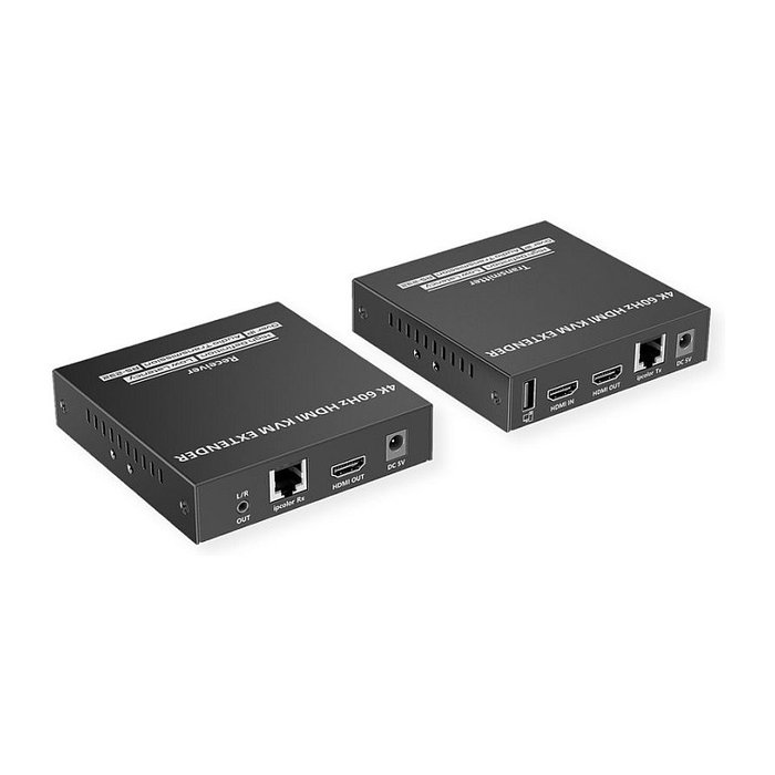VALUE KVM Extensor por Cat6/6A HDMI 120 m Transmisor y Receptor Resolución 4K UHD 3840x2160 60 Hz Ref. 14.99.3044